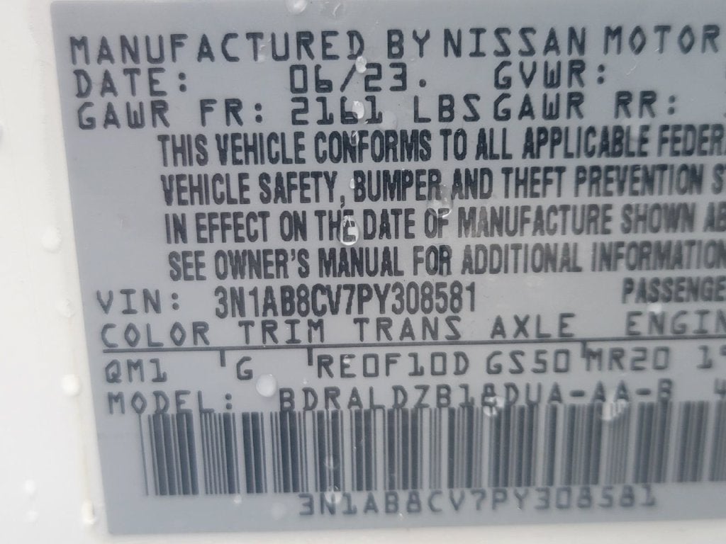 2023 Nissan Sentra SV
