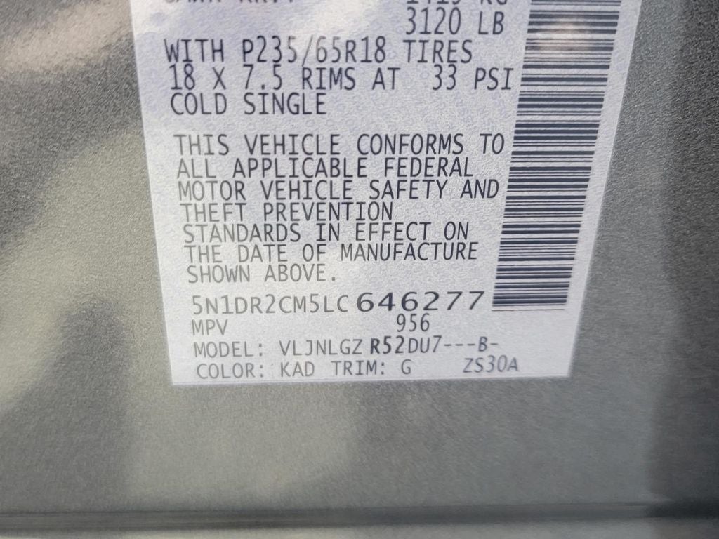 2020 Nissan Pathfinder SL