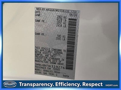 2025 Nissan Altima 2.5 S