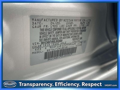 2025 Nissan Versa 1.6 SV