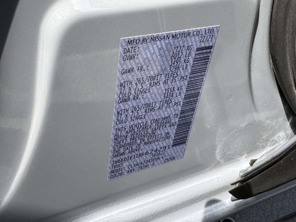 2024 Nissan Frontier PRO-X