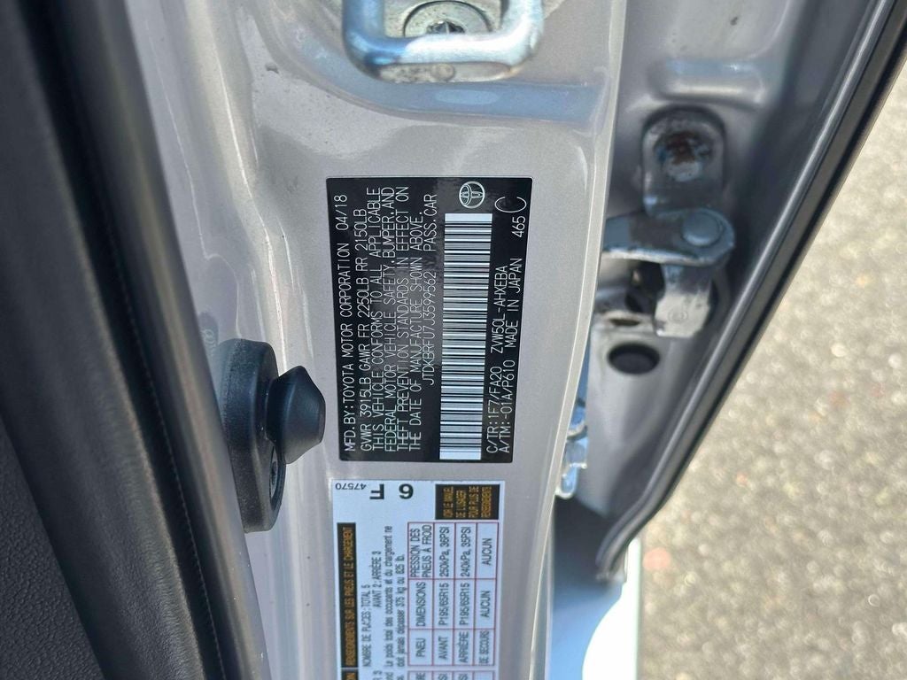 2018 Toyota Prius One