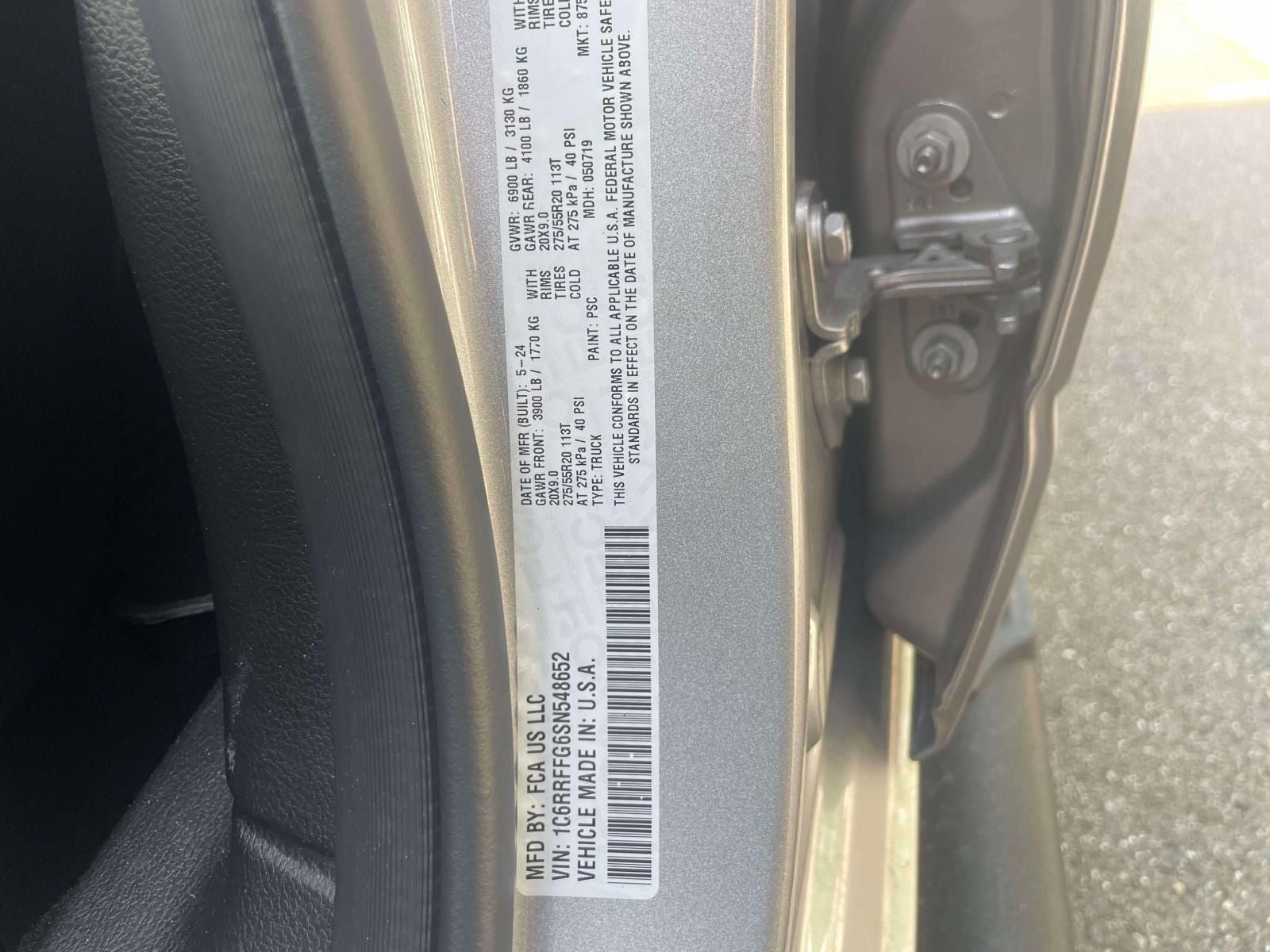 2025 RAM 1500 Big Horn Crew Cab 4x4 5'7' Box