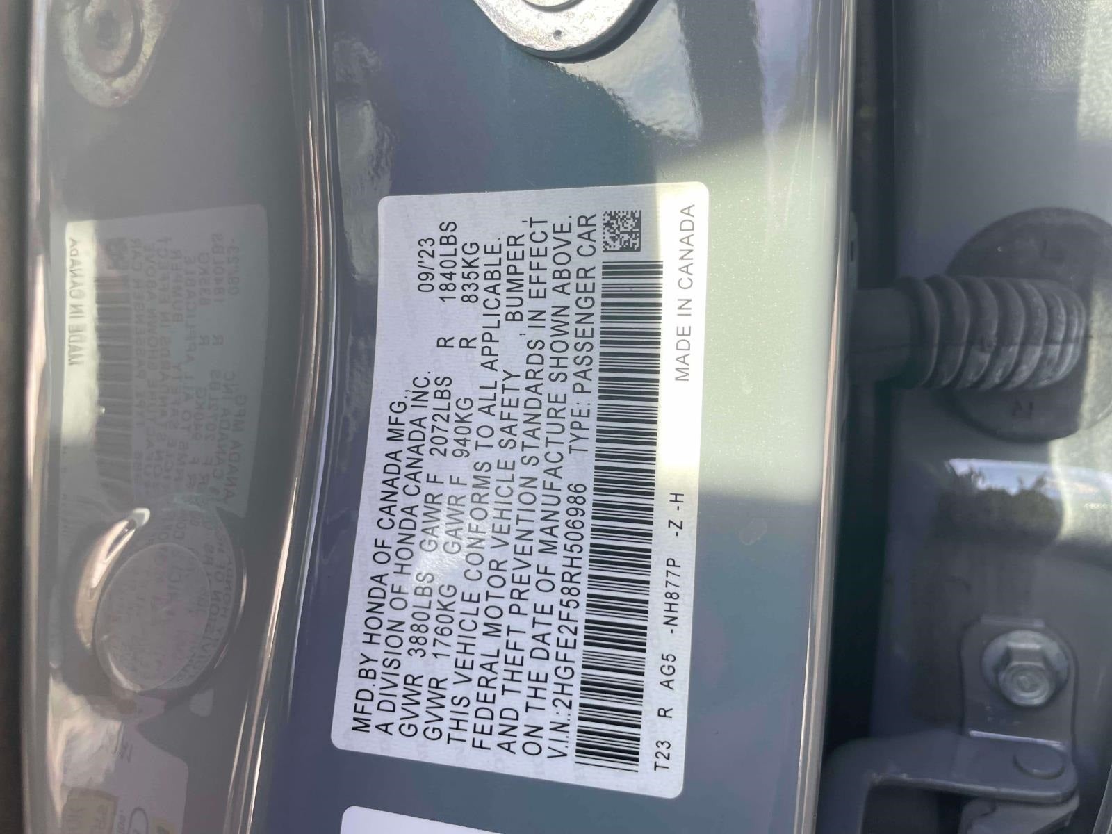 2024 Honda Civic Sedan Sport