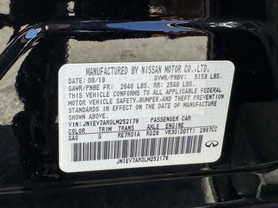 2020 INFINITI Q50 LUXE AWD