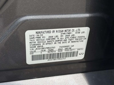 2023 INFINITI Q50 LUXE AWD