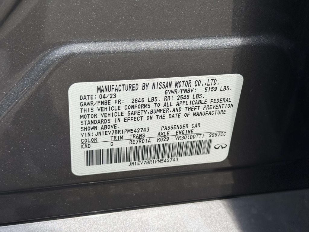 2023 INFINITI Q50 LUXE AWD