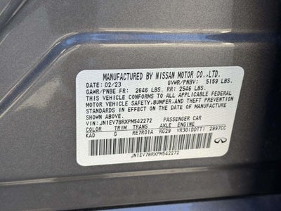 2023 INFINITI Q50 LUXE AWD