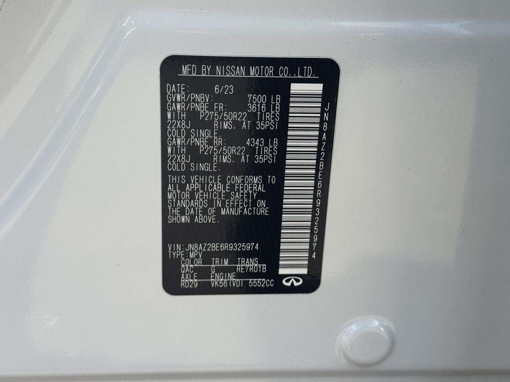 2024 INFINITI QX80 SENSORY 4WD