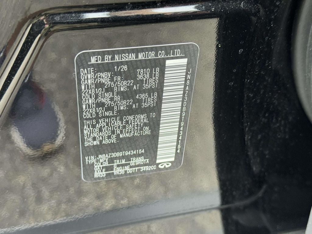 2026 INFINITI QX80 SPORT