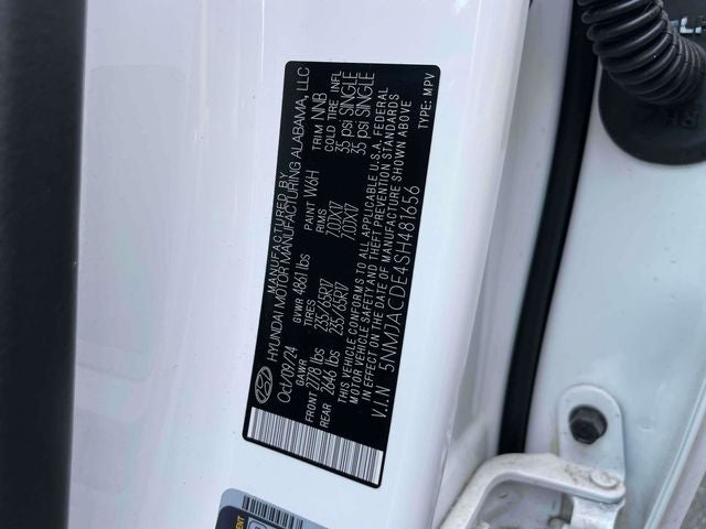 2025 Hyundai TUCSON SE