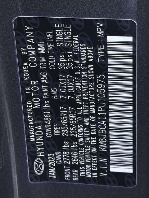 2023 Hyundai TUCSON HYBRID Blue