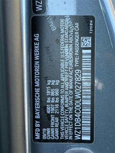 2020 Toyota Supra 3.0 Premium