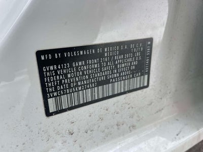 2019 Volkswagen Jetta 1.4T SE