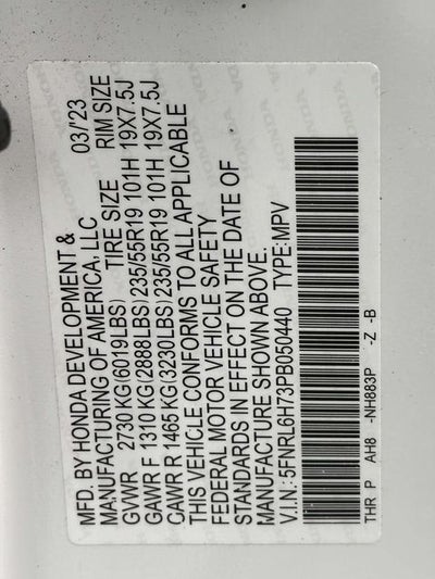 2023 Honda Odyssey Sport