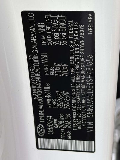 2025 Hyundai TUCSON SE