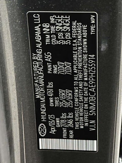 2023 Hyundai TUCSON SEL