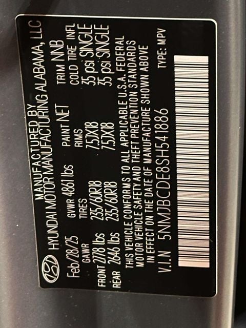 2025 Hyundai TUCSON SEL