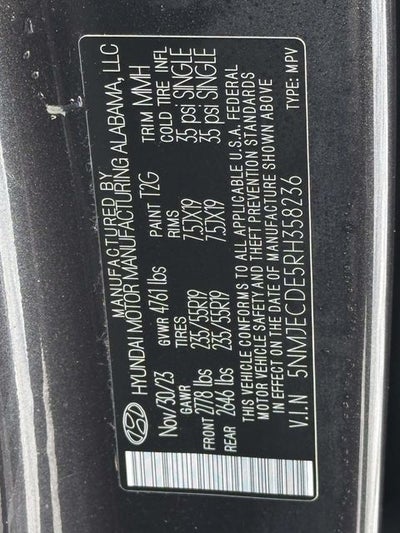 2024 Hyundai TUCSON Limited