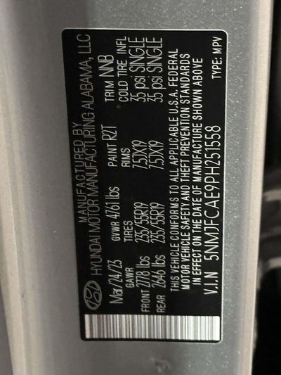 2023 Hyundai TUCSON SEL Convenience