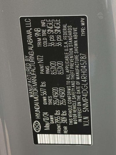2024 Hyundai SANTA FE Limited