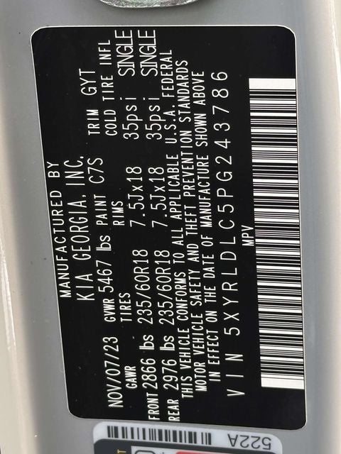 2023 Kia Sorento X-Line S