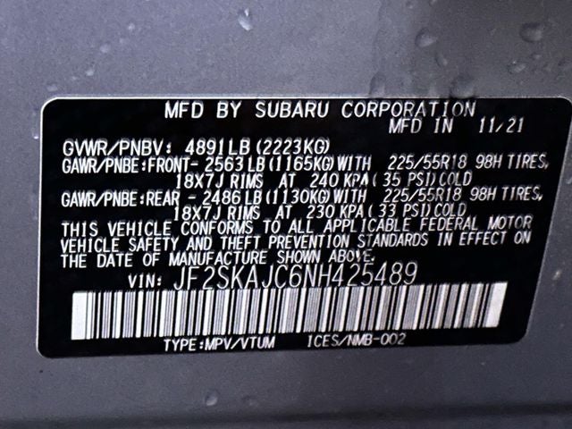 2022 Subaru Forester Sport