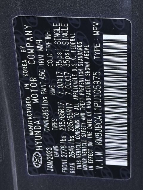 2023 Hyundai TUCSON HYBRID Blue