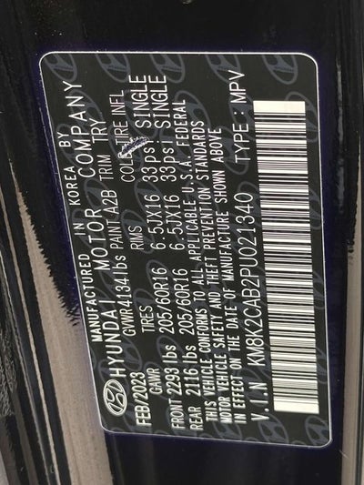 2023 Hyundai KONA SE