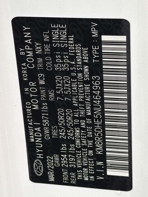 2022 Hyundai PALISADE Limited