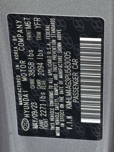 2023 Hyundai ELANTRA SEL
