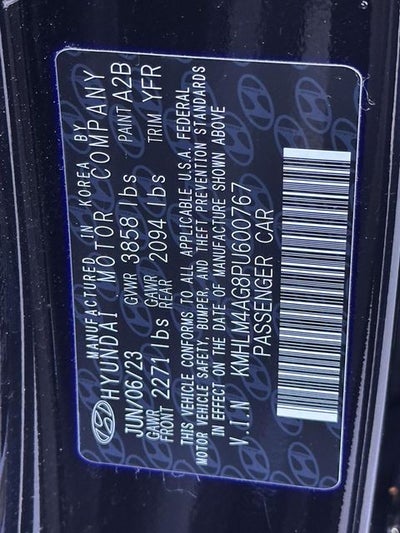 2023 Hyundai ELANTRA SEL