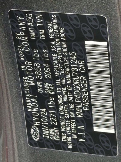 2024 Hyundai ELANTRA Limited