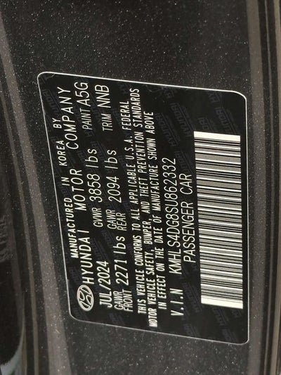 2025 Hyundai ELANTRA SEL Convenience