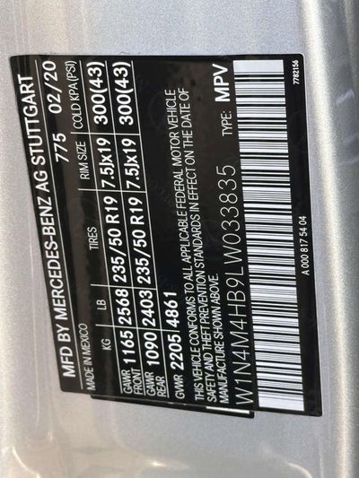 2020 Mercedes-Benz GLB GLB 250 4MATIC®