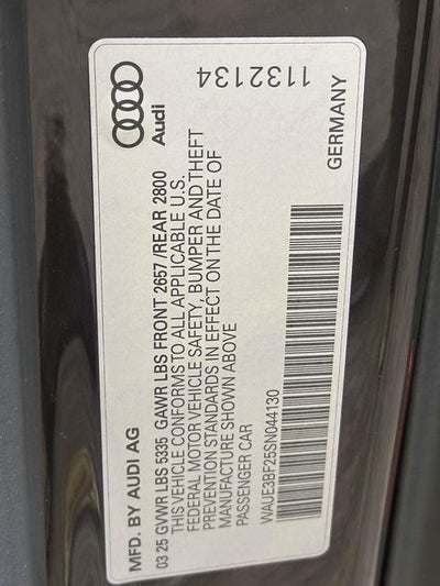 2025 Audi A6 45 Premium Plus quattro