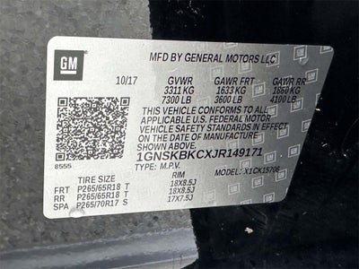 2018 Chevrolet Tahoe LT Z71