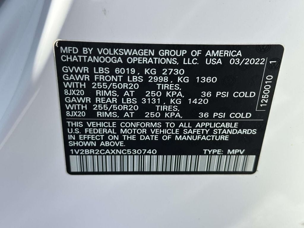 2022 Volkswagen Atlas SEL