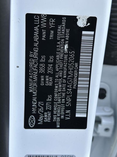 2021 Hyundai ELANTRA SEL