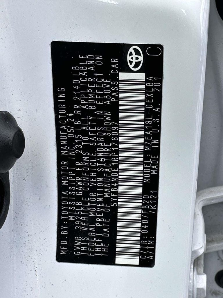 2024 Toyota Corolla LE