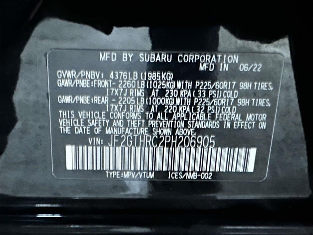 2023 Subaru Crosstrek Sport