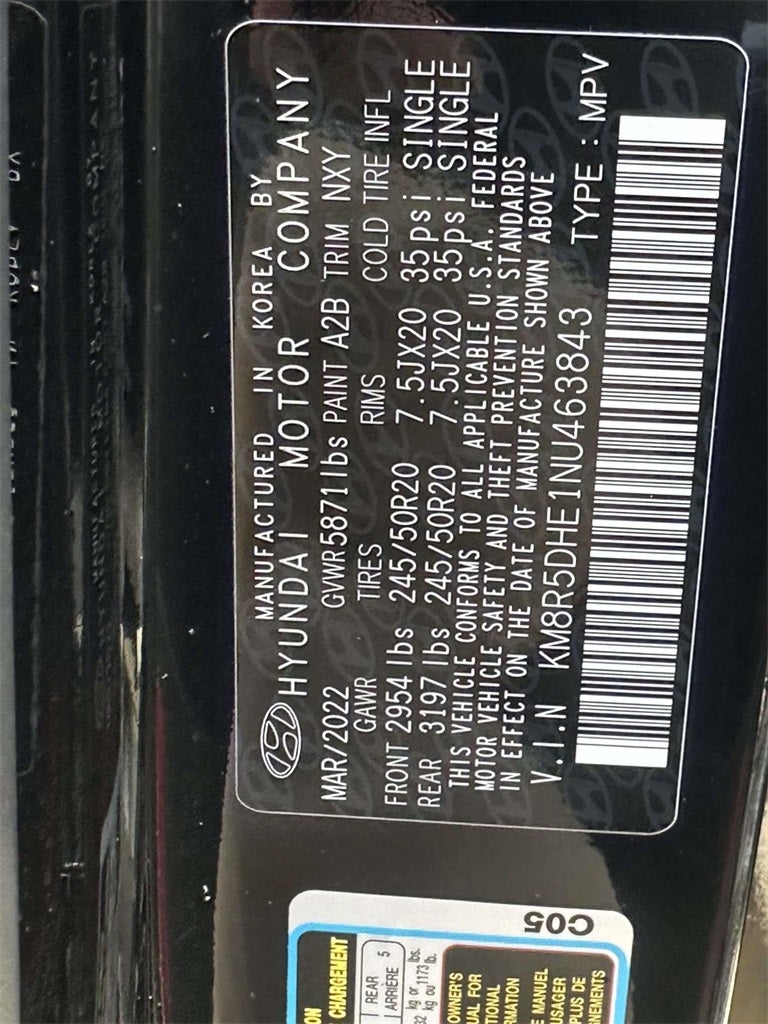 2022 Hyundai PALISADE Limited