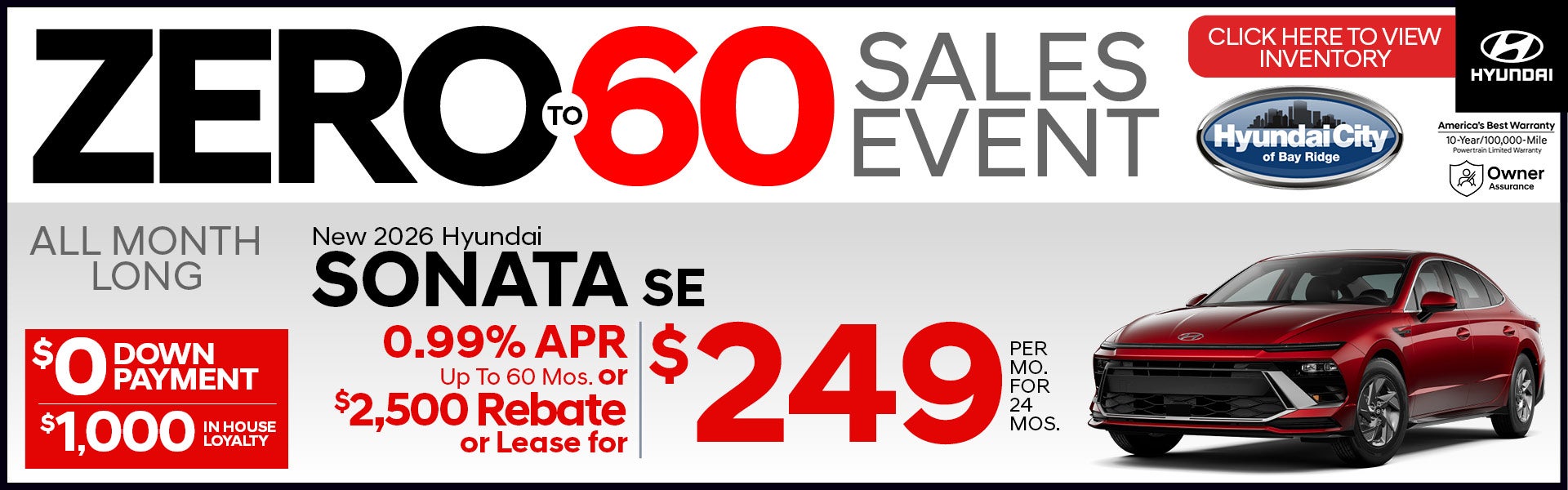 New 2026 Hyundai Sonata SE