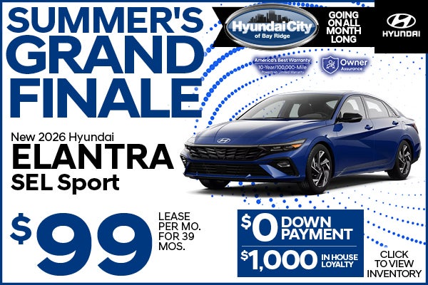 New 2026 Hyundai Elantra SEL Sport