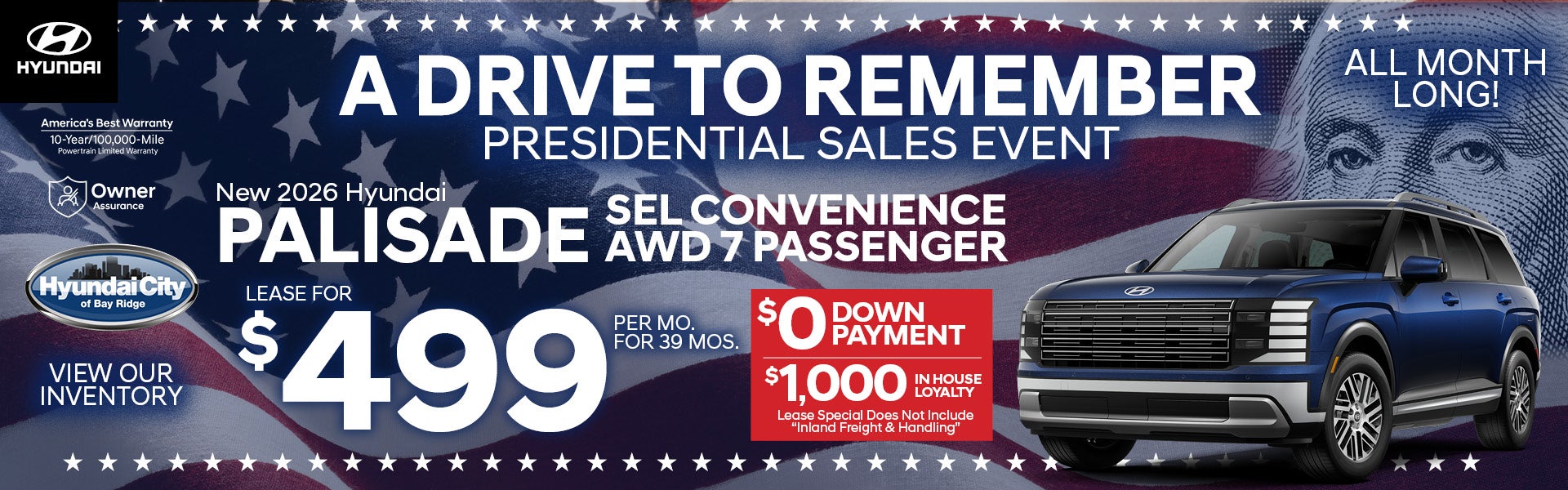 New 2026 Hyundai Palisade SEL Convenience AWD 7 Passenger