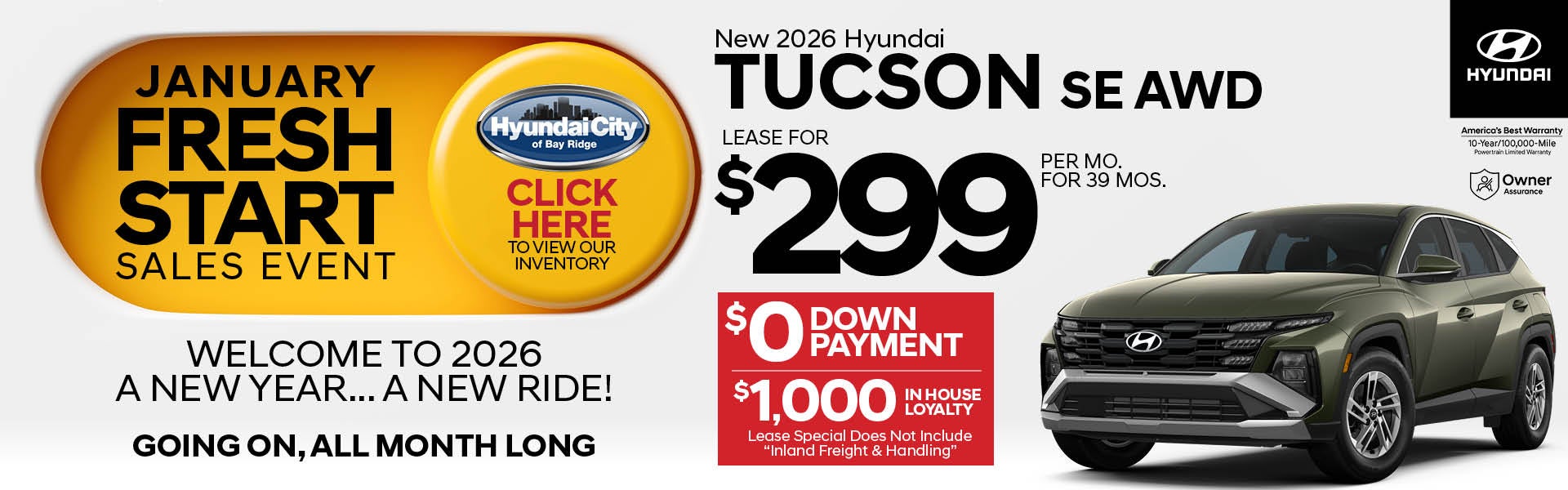NEW 2026 TUCSON SE