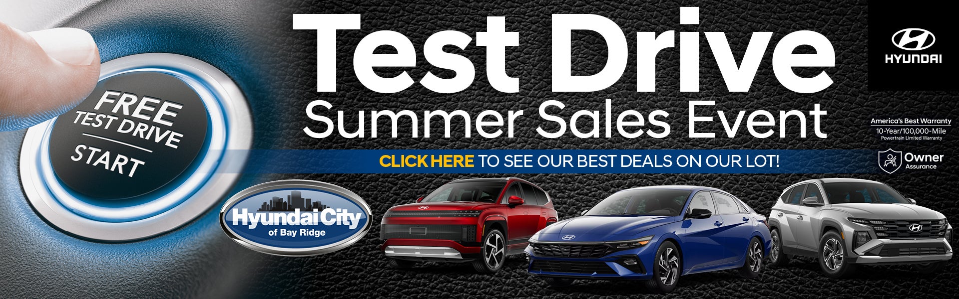 TEST DRIVE SUMMER SALES EVENT