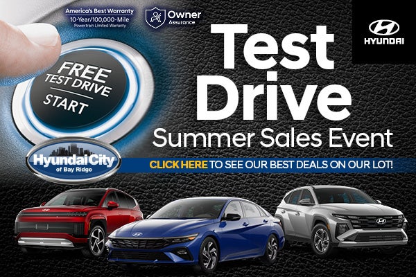 TEST DRIVE SUMMER SALES EVENT