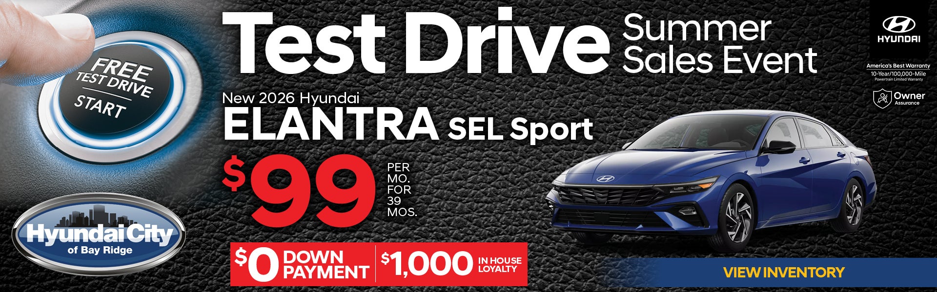 New 2026 Hyundai Elantra SEL Sport