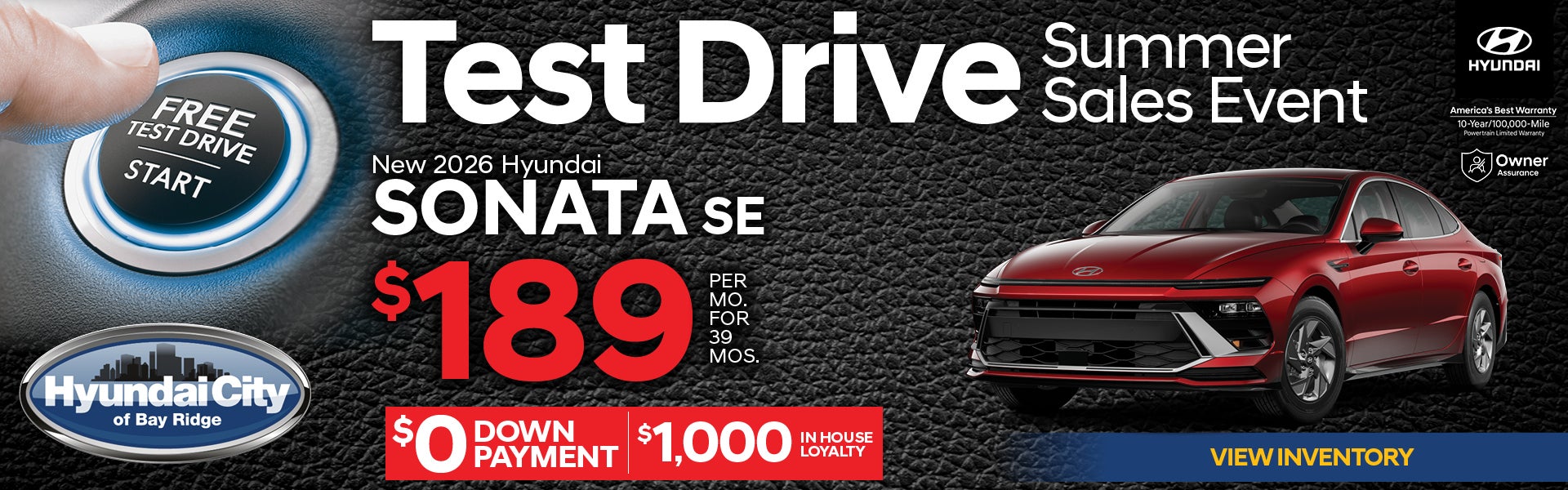 New 2026 Hyundai Sonata SE